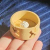 Bamboo Ring Holder